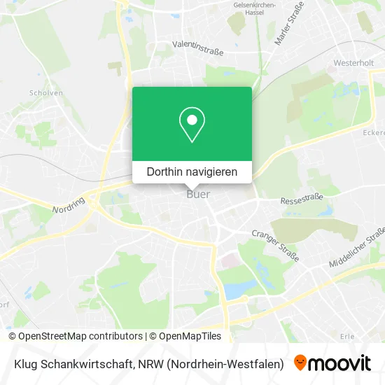 Klug Schankwirtschaft Karte