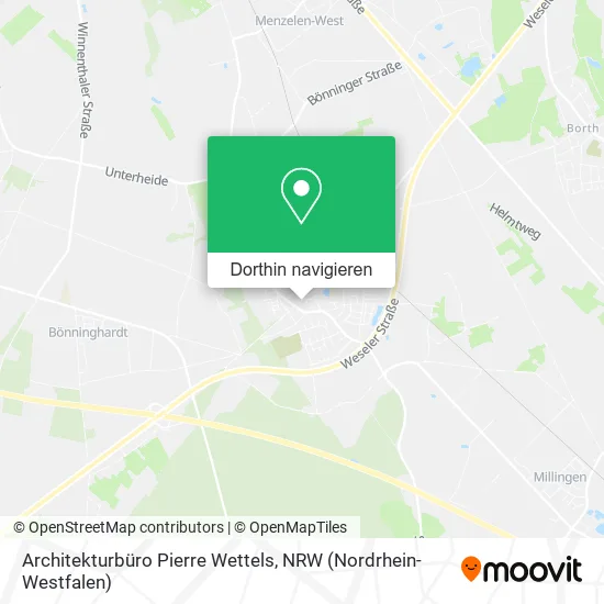 Architekturbüro Pierre Wettels Karte