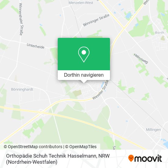 Orthopädie Schuh Technik Hasselmann Karte