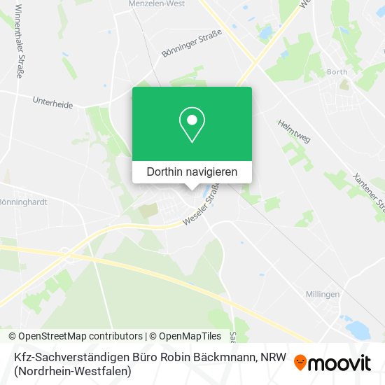 Kfz-Sachverständigen Büro Robin Bäckmnann Karte