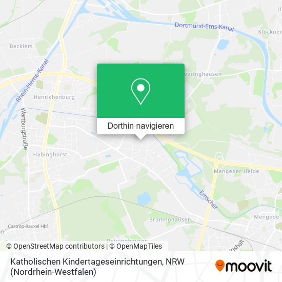 Katholischen Kindertageseinrichtungen Karte
