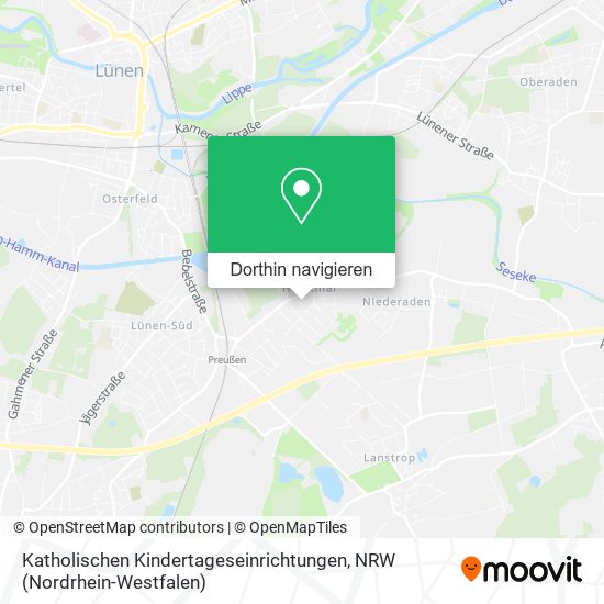 Katholischen Kindertageseinrichtungen Karte