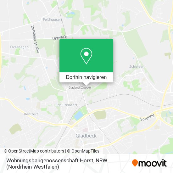 Wohnungsbaugenossenschaft Horst Karte