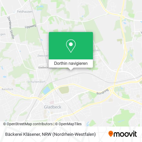 Bäckerei Kläsener Karte