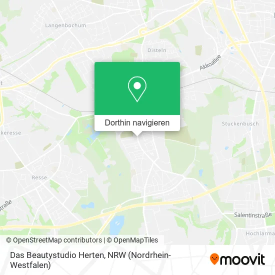 Das Beautystudio Herten Karte