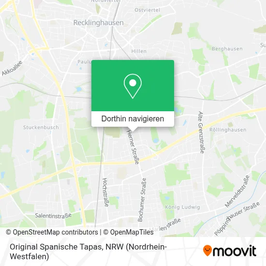 Original Spanische Tapas Karte