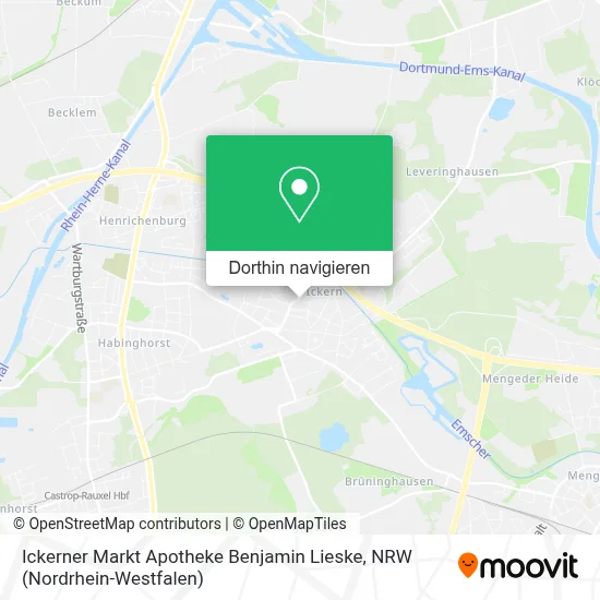 Ickerner Markt Apotheke Benjamin Lieske Karte