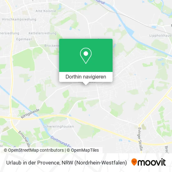 Urlaub in der Provence Karte