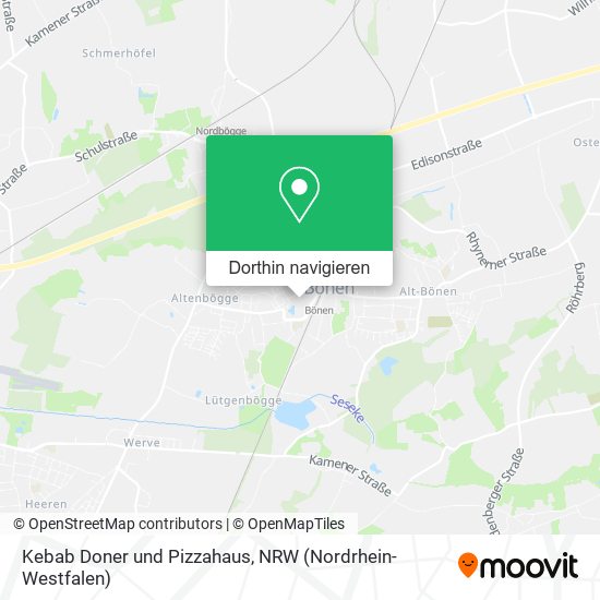 Kebab Doner und Pizzahaus Karte