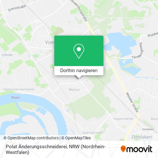 Polat Änderungsschneiderei Karte