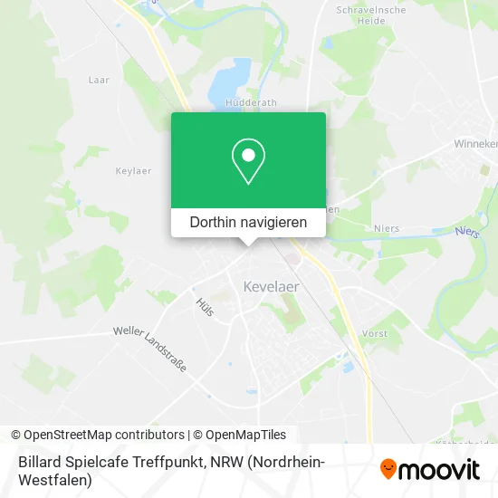 Billard Spielcafe Treffpunkt Karte