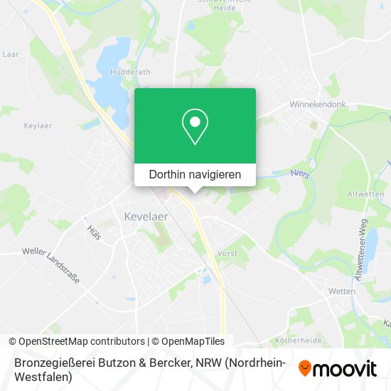 Bronzegießerei Butzon & Bercker Karte