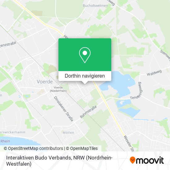 Interaktiven Budo Verbands Karte