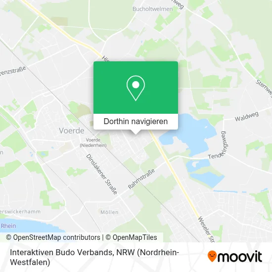 Interaktiven Budo Verbands Karte