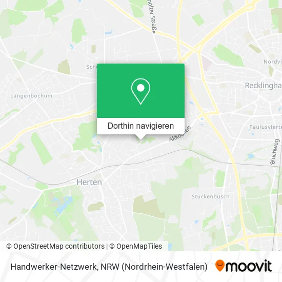 Handwerker-Netzwerk Karte