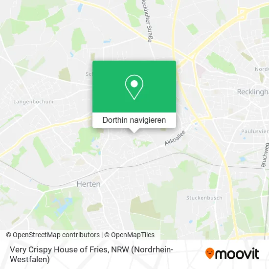 Very Crispy House of Fries Karte