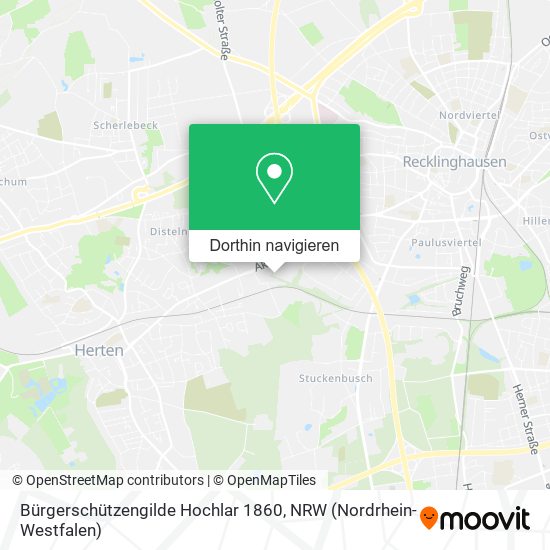 Bürgerschützengilde Hochlar 1860 Karte