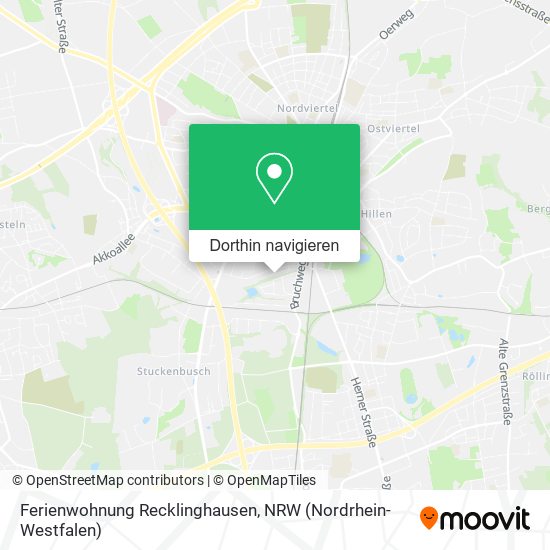 Ferienwohnung Recklinghausen Karte