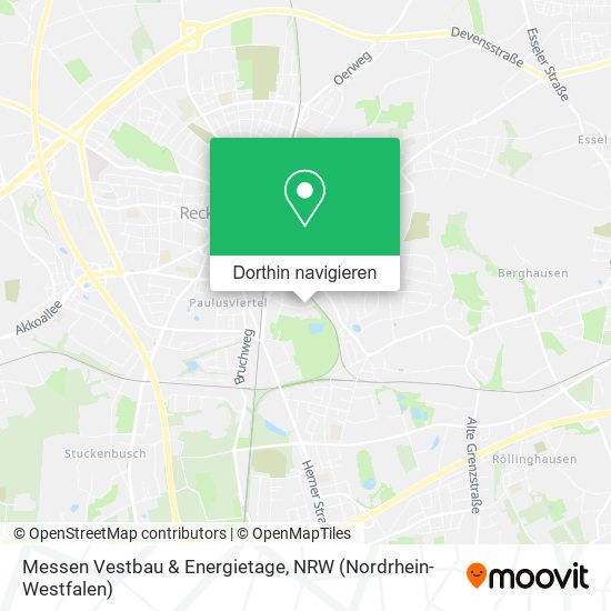 Messen Vestbau & Energietage Karte