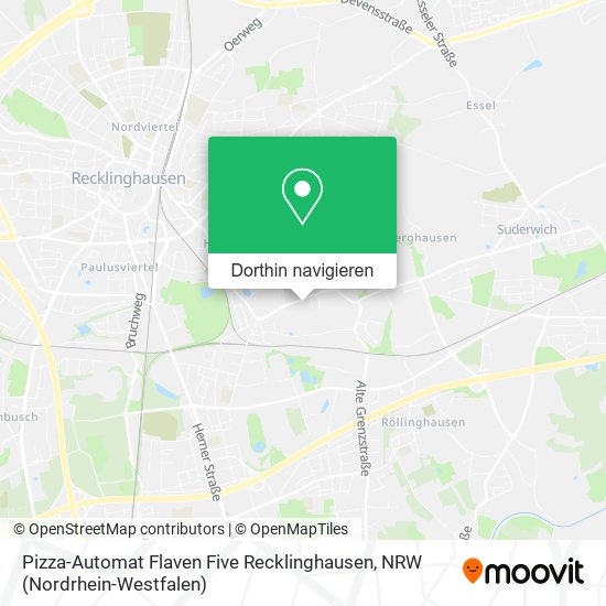 Pizza-Automat Flaven Five Recklinghausen Karte