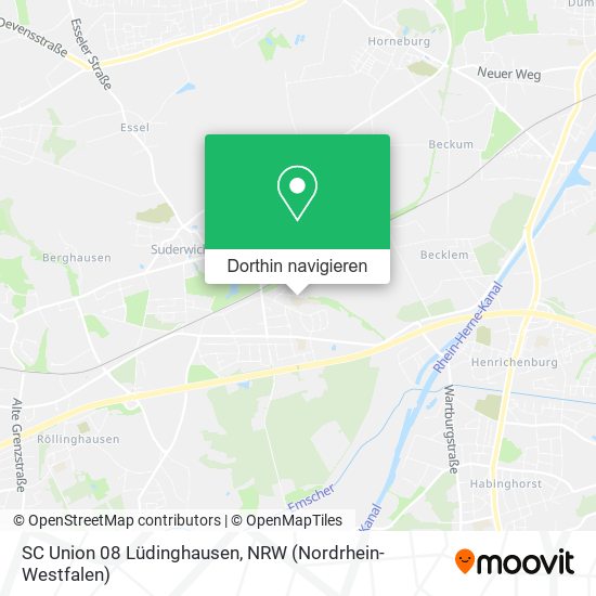 SC Union 08 Lüdinghausen Karte