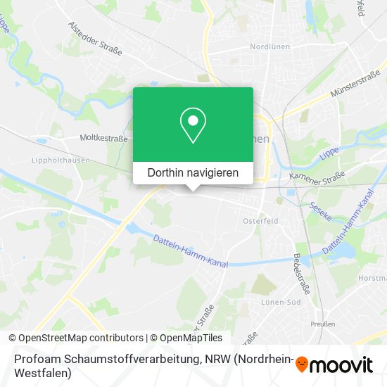 Profoam Schaumstoffverarbeitung Karte