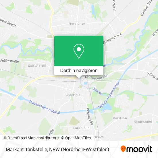 Markant Tankstelle Karte