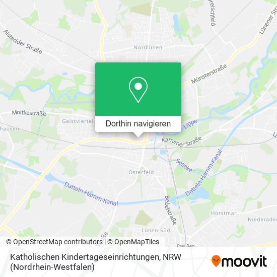 Katholischen Kindertageseinrichtungen Karte