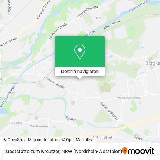 Gaststätte zum Kreutzer Karte