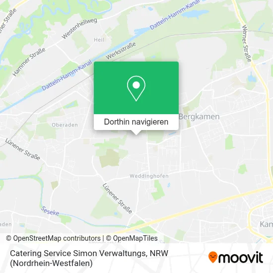 Catering Service Simon Verwaltungs Karte
