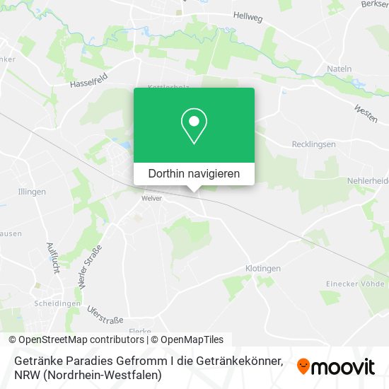 Getränke Paradies Gefromm I die Getränkekönner Karte