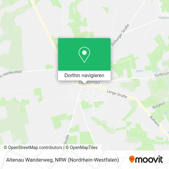 Altenau Wanderweg Karte