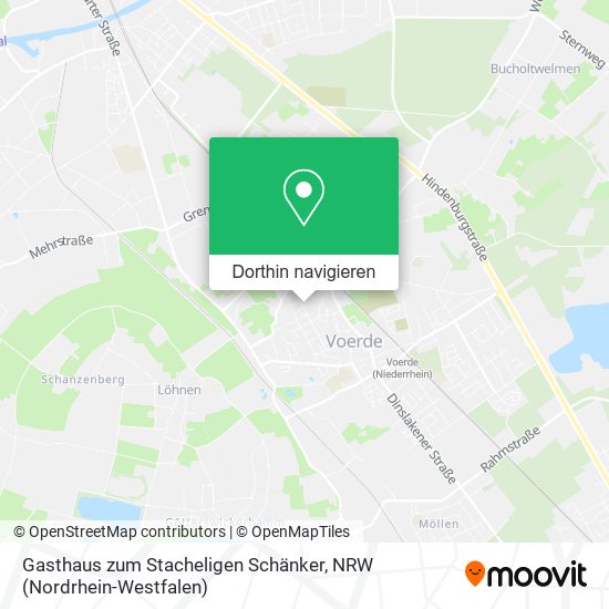 Gasthaus zum Stacheligen Schänker Karte