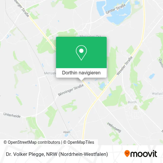 Dr. Volker Plegge Karte