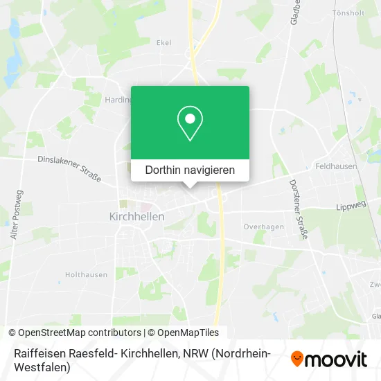 Raiffeisen Raesfeld- Kirchhellen Karte