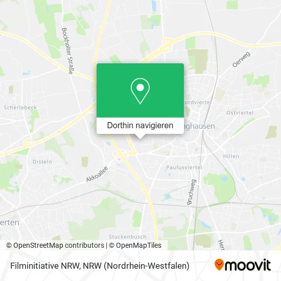 Filminitiative NRW Karte