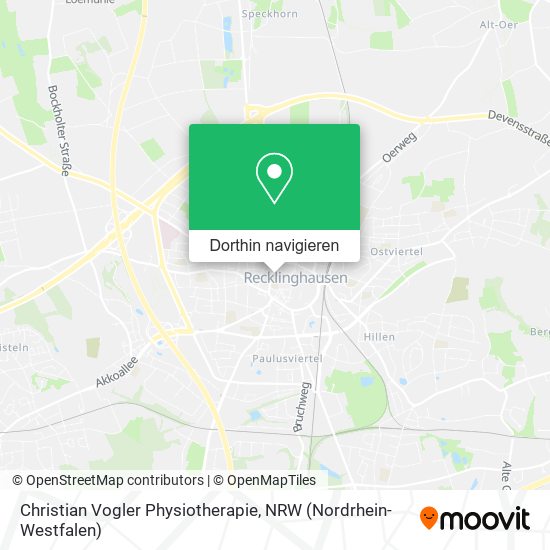Christian Vogler Physiotherapie Karte