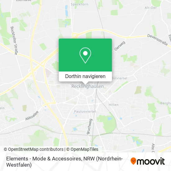 Elements - Mode & Accessoires Karte