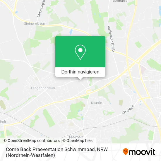 Come Back Praeventation Schwimmbad Karte
