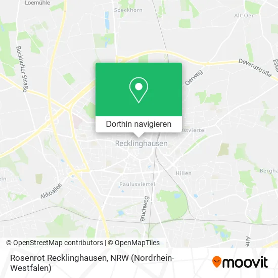 Rosenrot Recklinghausen Karte