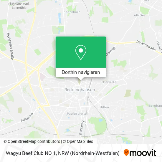 Wagyu Beef Club NO 1 Karte