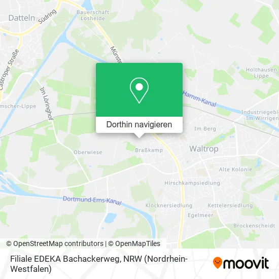 Filiale EDEKA Bachackerweg Karte