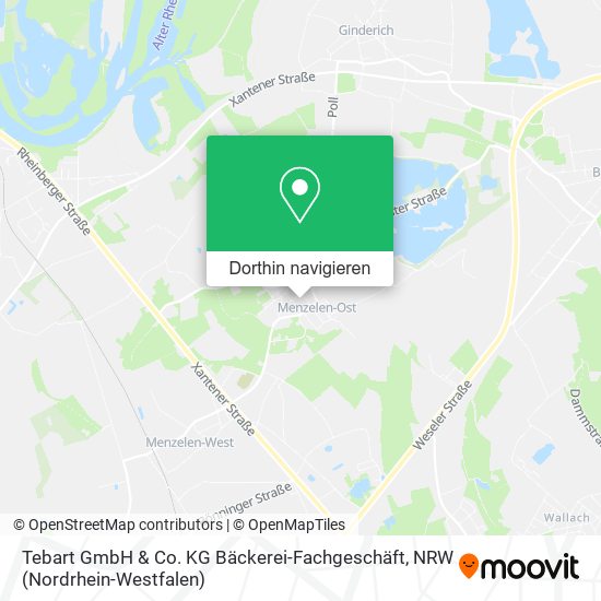 Tebart GmbH & Co. KG Bäckerei-Fachgeschäft Karte