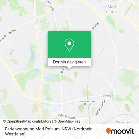 Ferienwohnung Marl-Polsum Karte