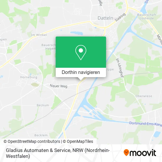 Gladius Automaten & Service Karte
