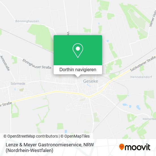 Lenze & Meyer Gastronomieservice Karte