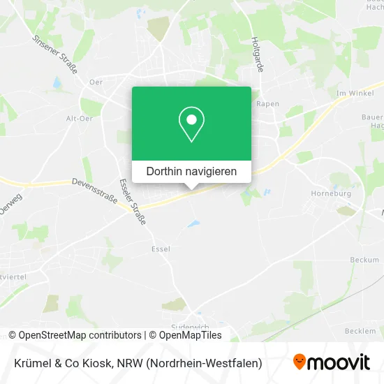 Krümel & Co Kiosk Karte