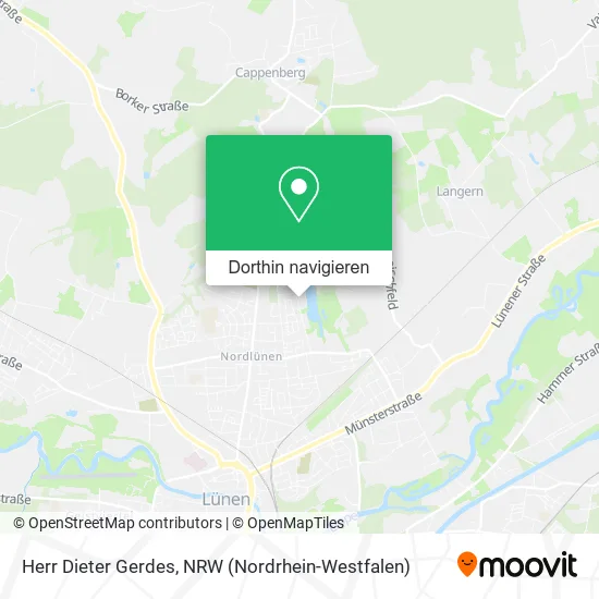 Herr Dieter Gerdes Karte