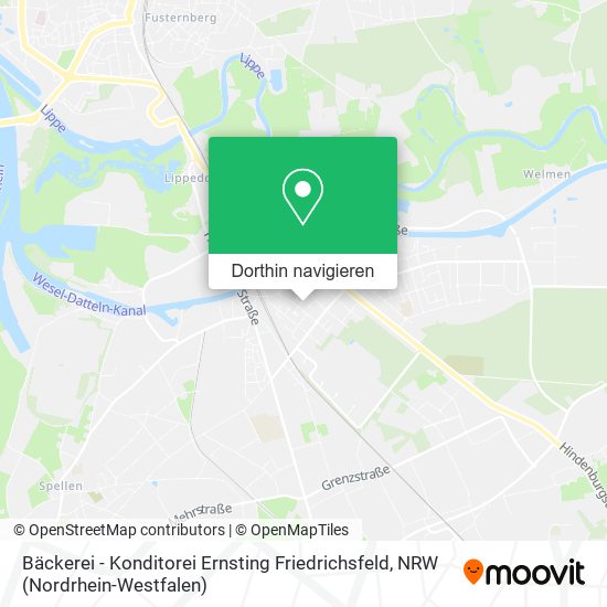 Bäckerei - Konditorei Ernsting Friedrichsfeld Karte