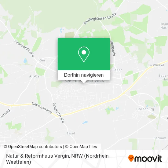 Natur & Reformhaus Vergin Karte